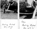 Japanese aircraft at Nanjing Airfield, December 16, 1945.