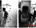 Images from the trip on the U.S.S. General Butner which took Ehle back to the US, arriving in San Francisco on June 24, 1946.