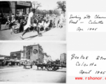 Street scene Calcutta, India, during WWII, April 1945.