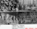 Buddhist temple in Kunming during WWII.